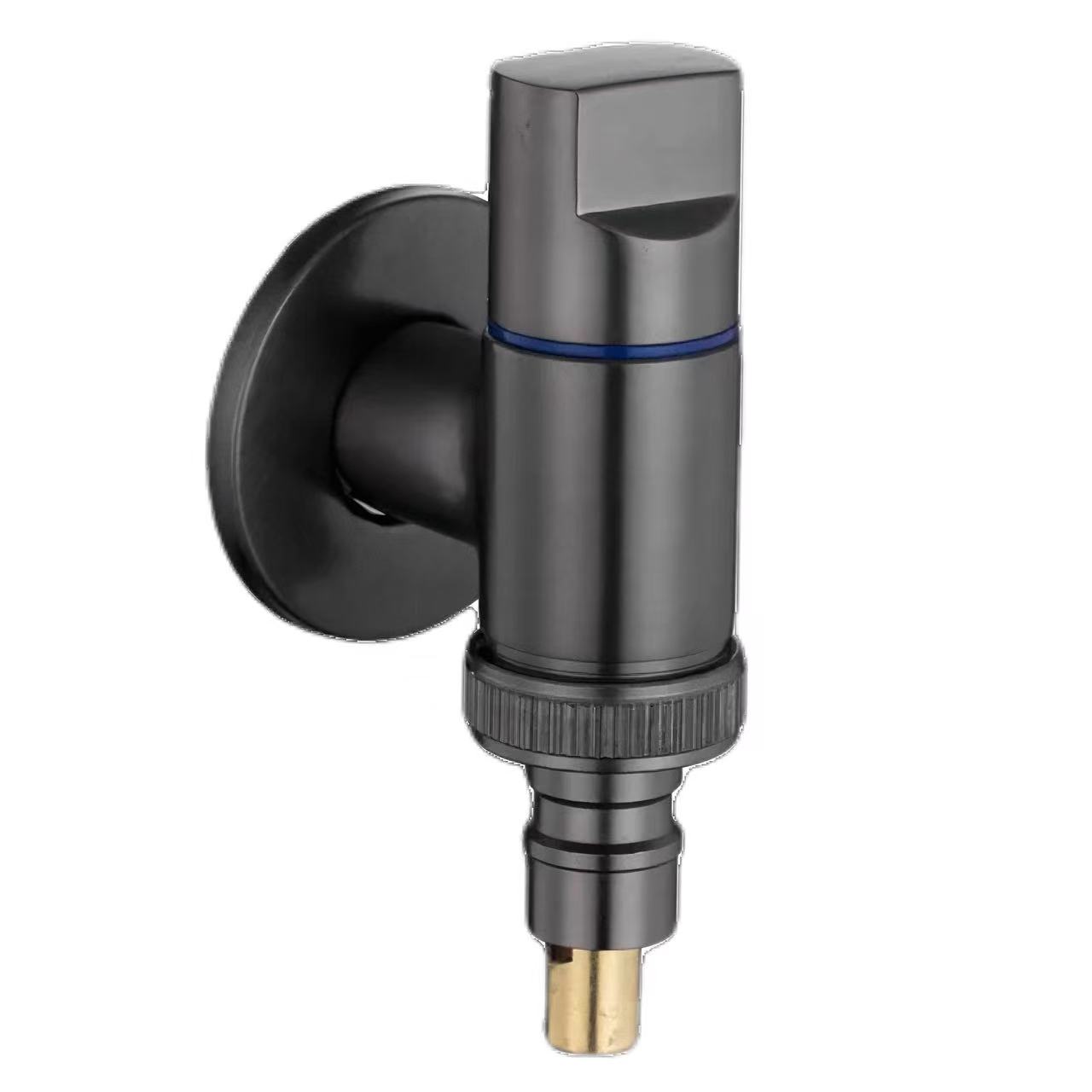 Bright Chrome Gun Grey Washing Machine Valve Rawestandina Avê