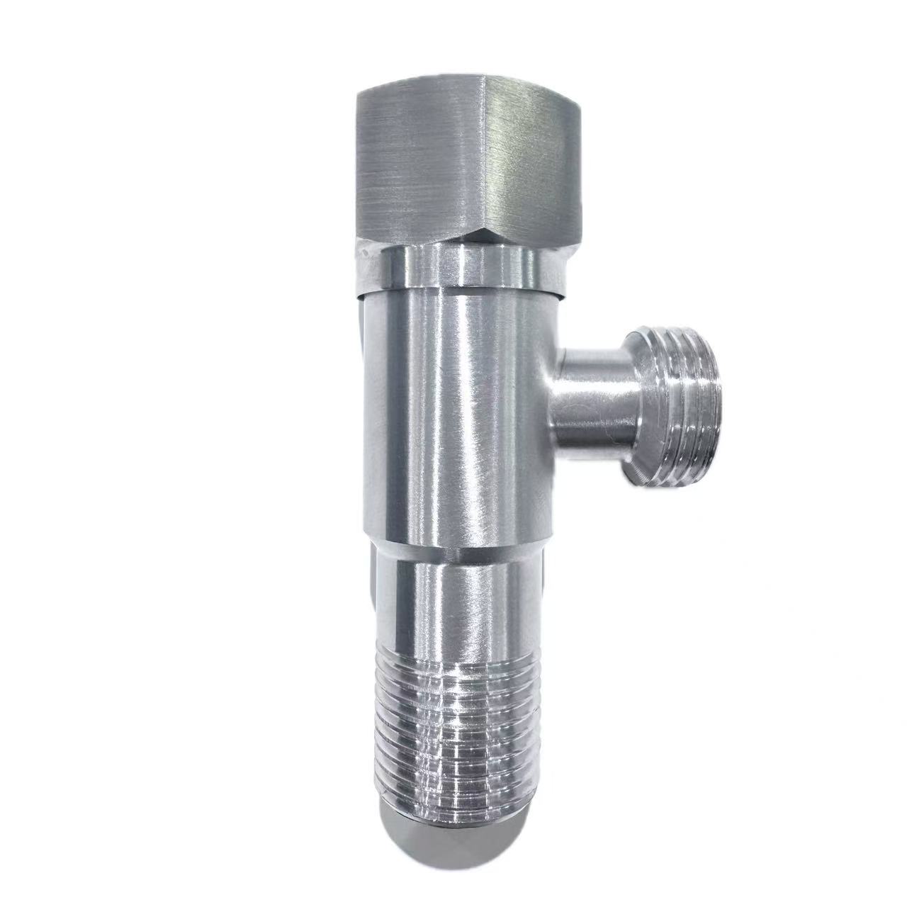 Brushed Stainless Bathroom Angle Valve