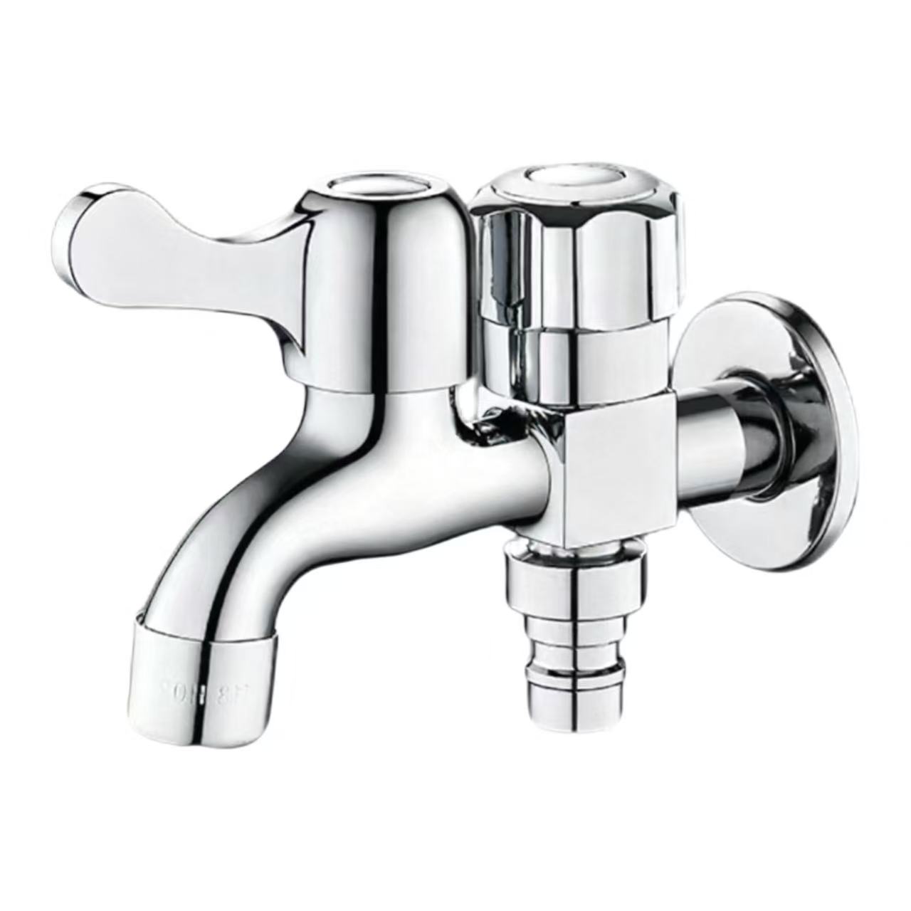 Dual-Control Dual-Outlet Washing Faucet
