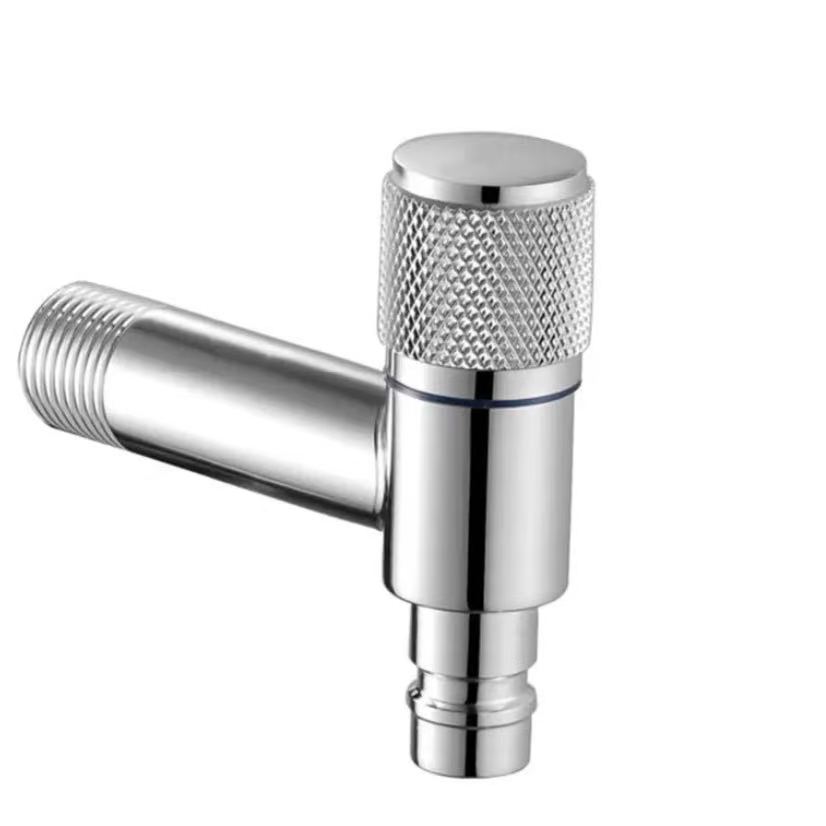Extended Knurled Handle Water-Stop Angle Valve Extended Knurled Handle Water-Stop Angle Valve