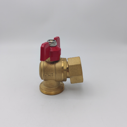 Right-angle quick-open valve