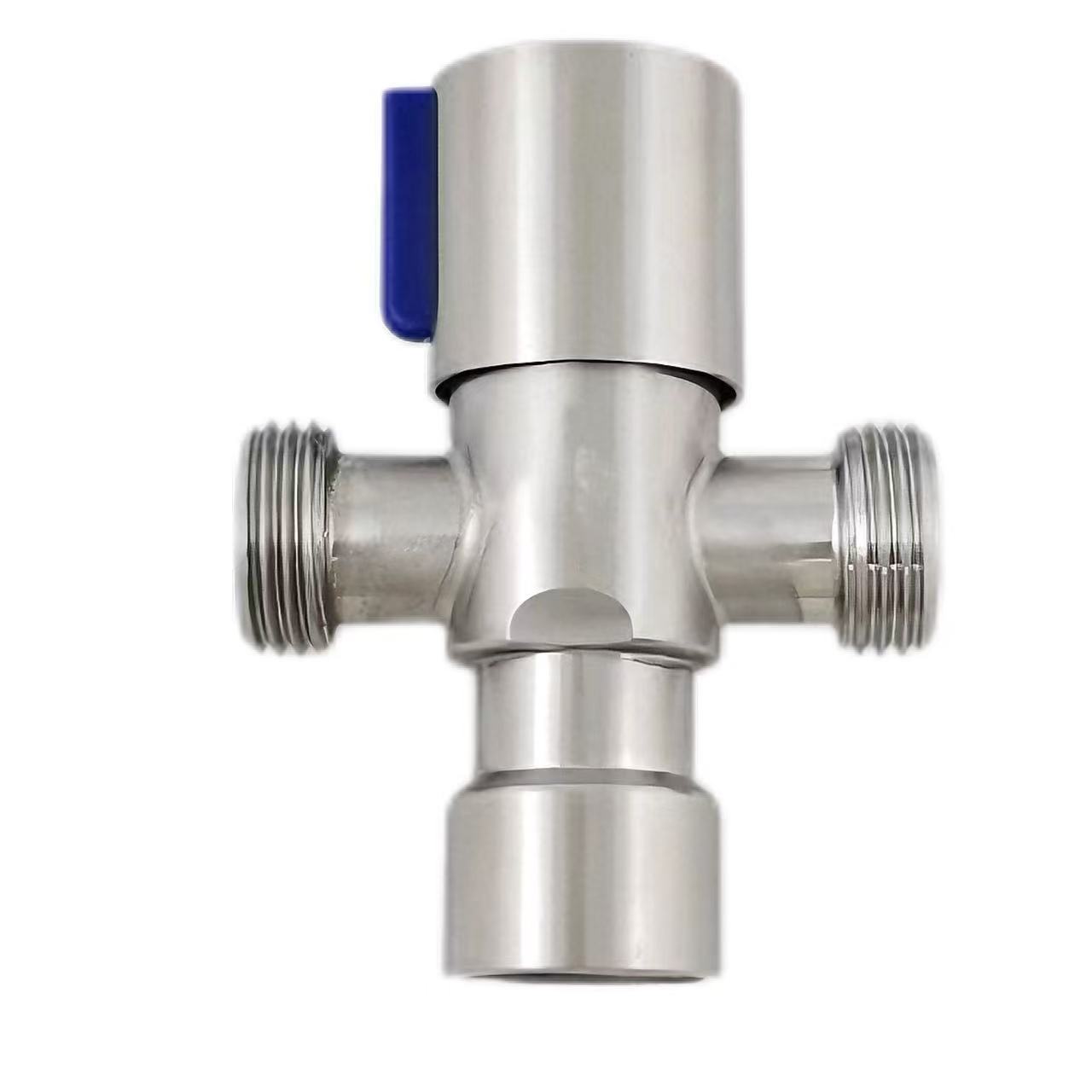 Mijara Navxweyî 180-Degree Sê Rêya Avê Diverter Valve