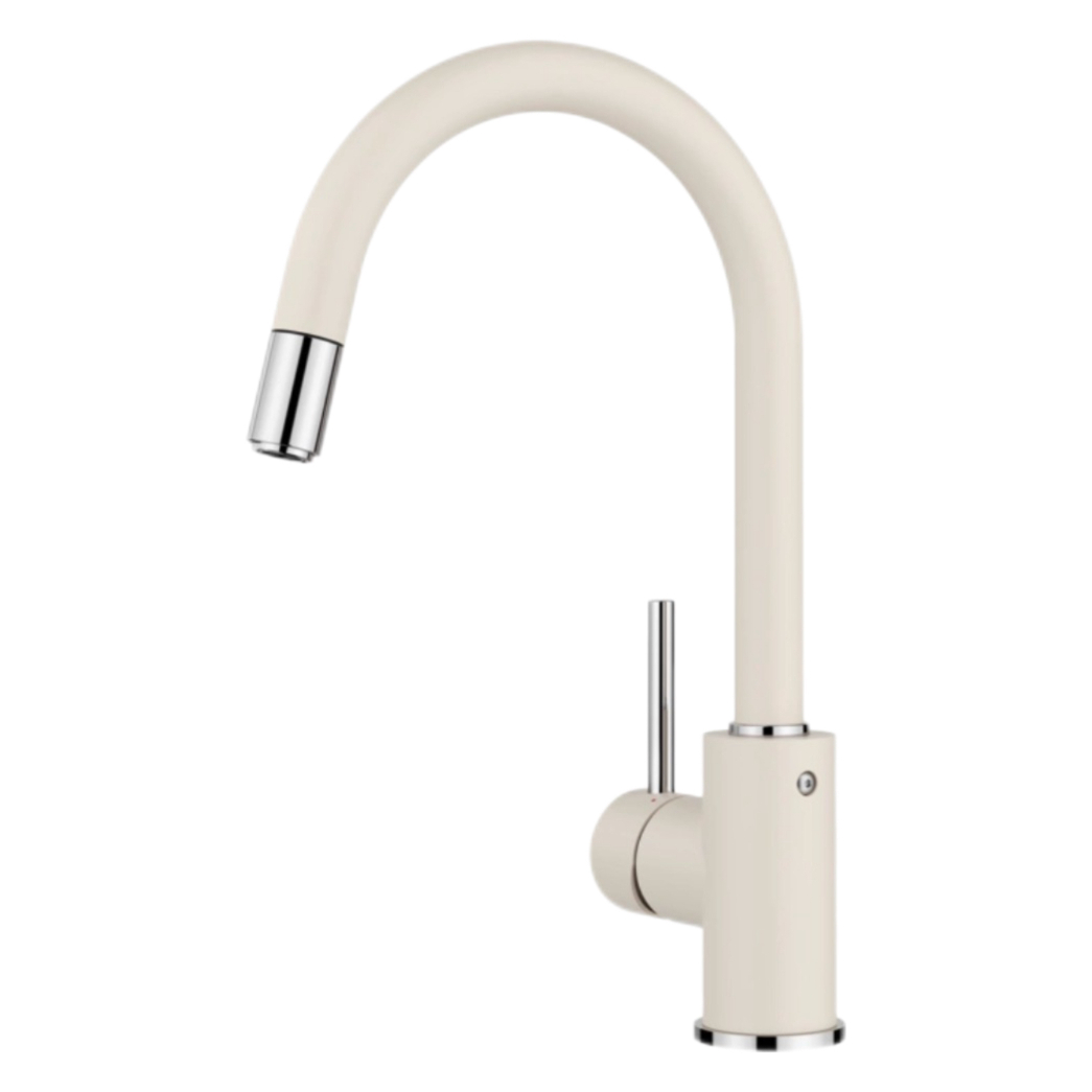 Minimalist Gooseneck Hot Û Sarê Kitchen Pull-Out Faucet