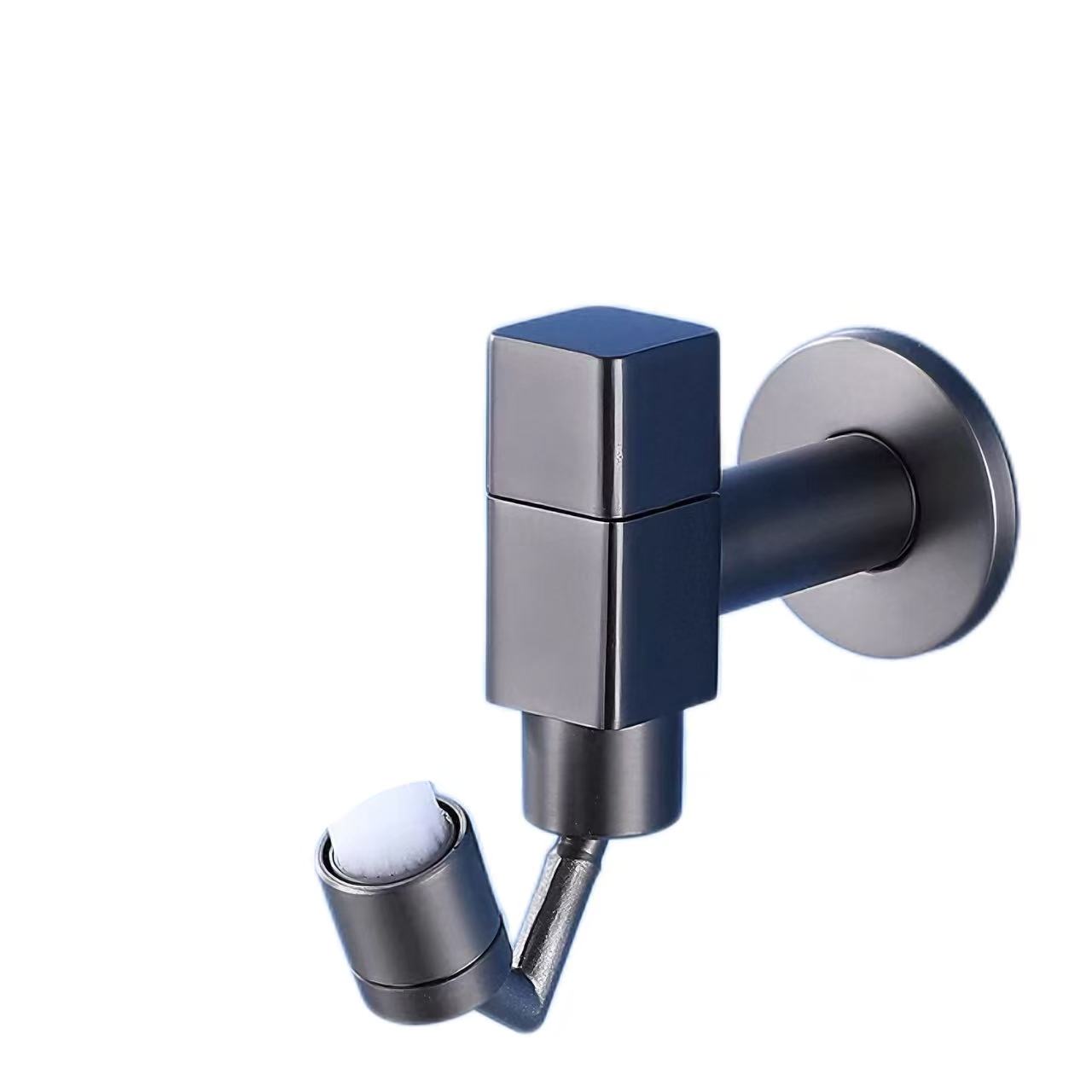 Minimalist Grey Swirl-Swirl Faucet