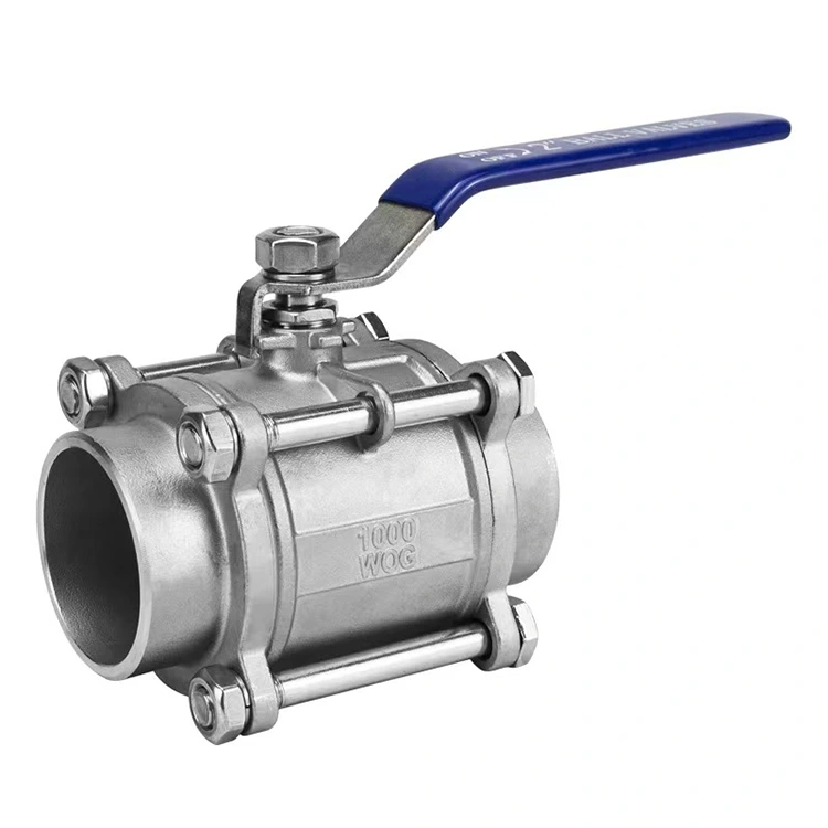 Zû-Sazkirî 3PC Butt-Weld Ball Valve