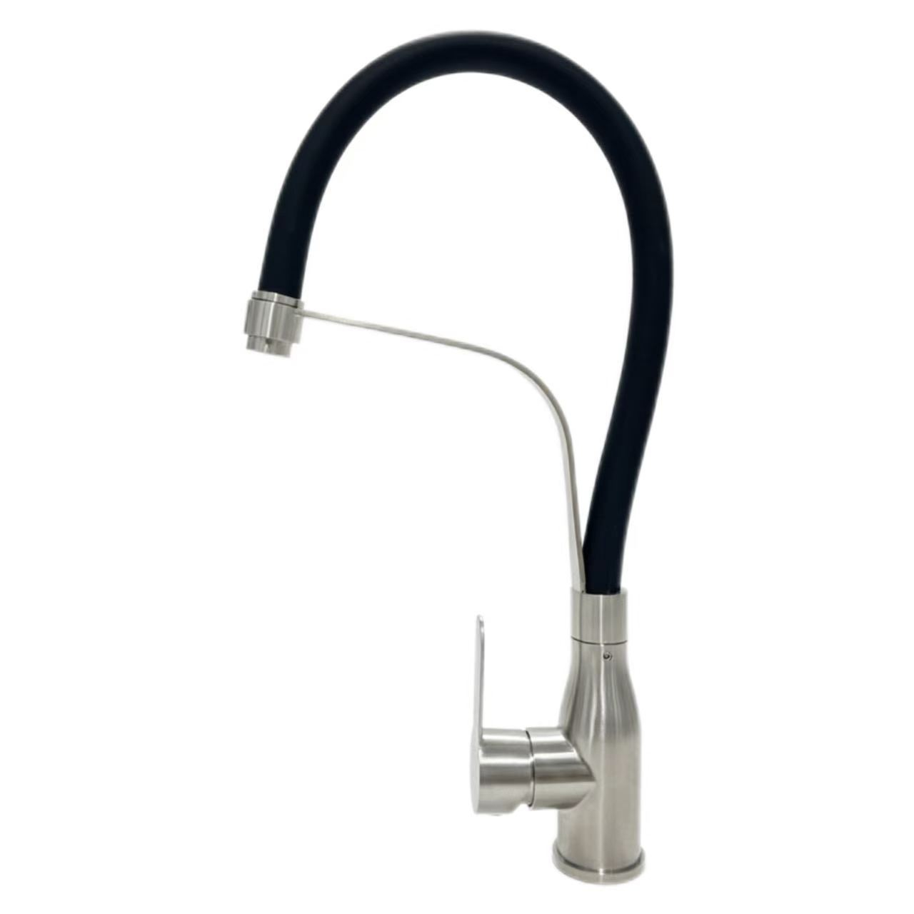 Flexible Silicone Pull-Out Universal Hot And Cold Faucet