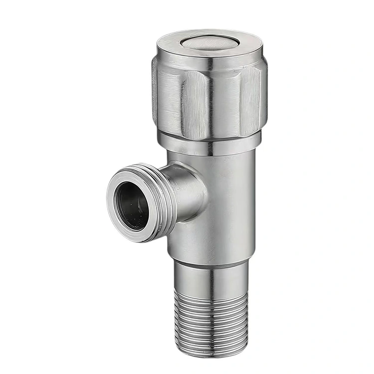 Şeş-Spoke Knob Male Inlet Angle Stop Valve