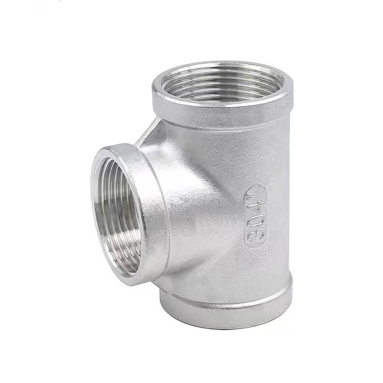 Tee Kêmkirina Stainless Steel, Male-Jin-Male