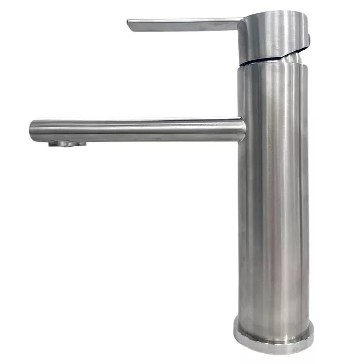Rasterast-Nozzle Cylindrical Brushed Hot and Sard Basin Faucet
