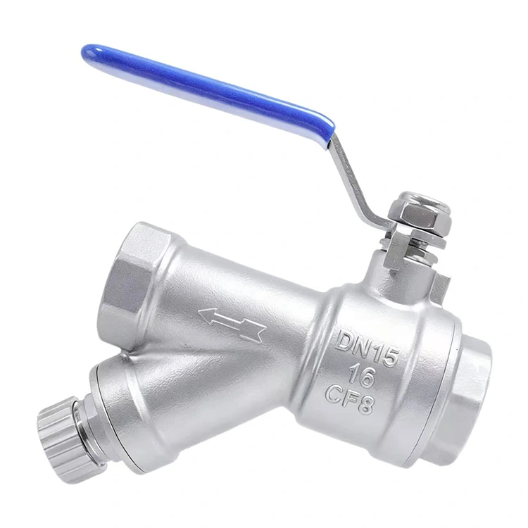 Strainer Blowdown Valve ji bo Av û Drainage