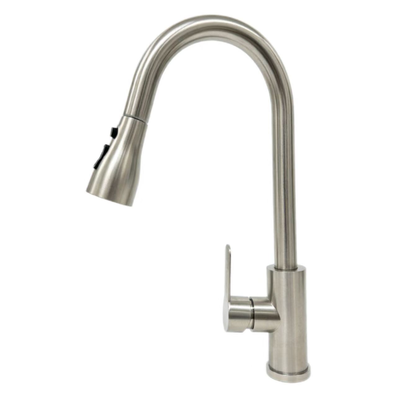 Swan-Neck Pull-Out Kitchen Fucet Germ Û Sar Swan-Neck Pull-Out Kitchen Fucet Germ Û Sar