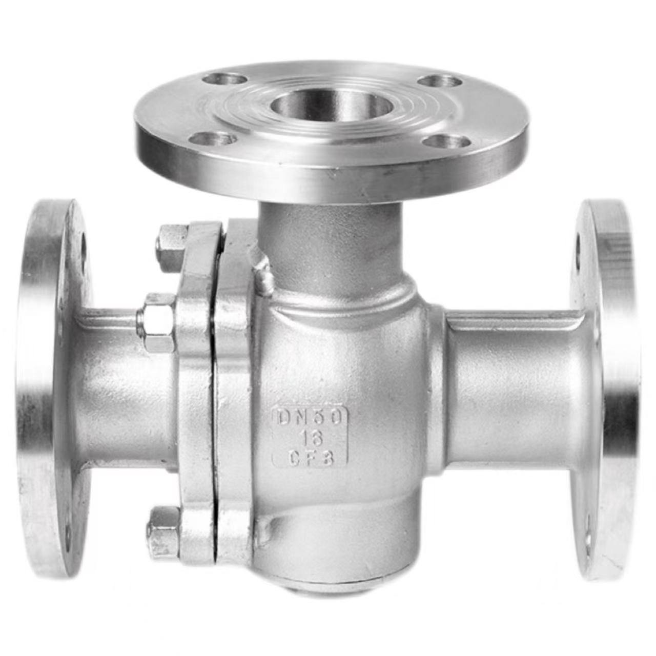 Valveya topê ya flange ya sê-rê