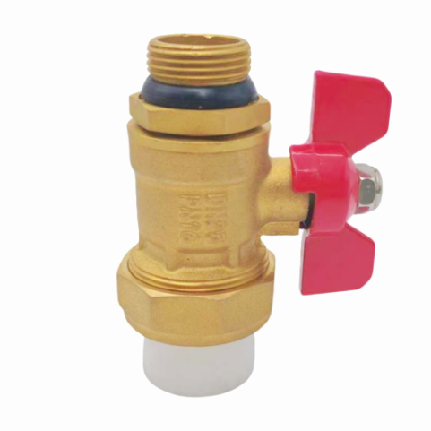 Vertical PPR25 Ball Valve bi Mijara Male